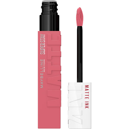Maybelline Super Stay Matte Ink Liquid Lipstick Makeup, Long Lasting High Impact Color, Up to 16H Wear, Mover, Brown, 1 Count, Packaging May Vary