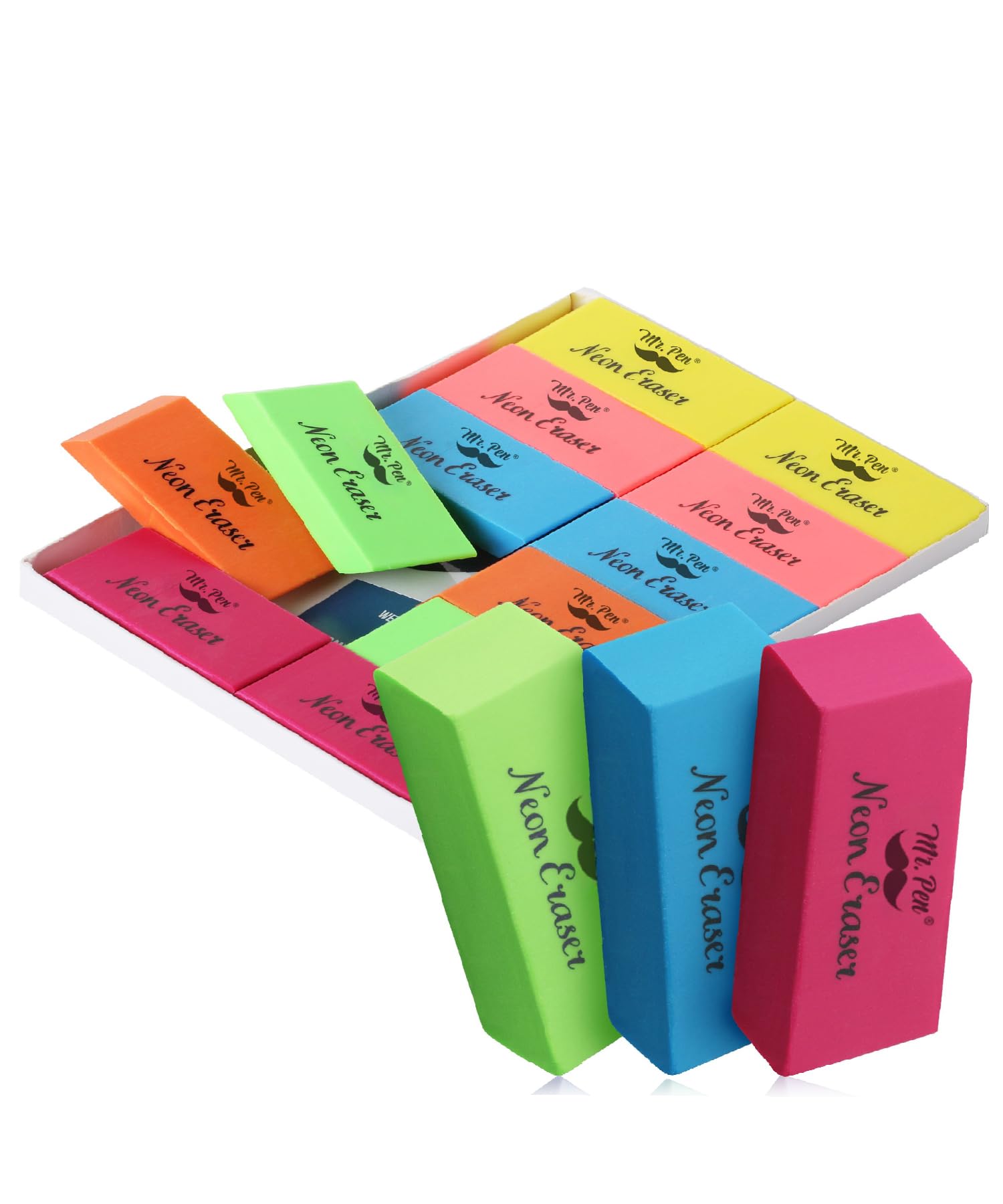 Mr. Pen- Pink Pencil Erasers, 48 Pack, Pink Erasers, Eraser, Erasers for Drawing Eraser Pencil, Pencil Erasers, Back to School Supplies