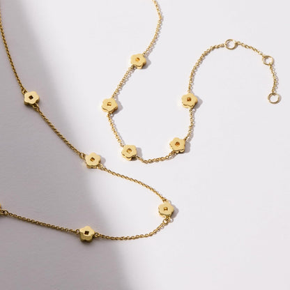 Ana Luisa Jewelry Gold Plated Chain Necklaces for Women - Assorted 14K Gold Plated Styles, Hypoallergenic Jewelry - Dainty Layering Trendy Styles with Herringbone & Paperclip Designs - Gifts for Women