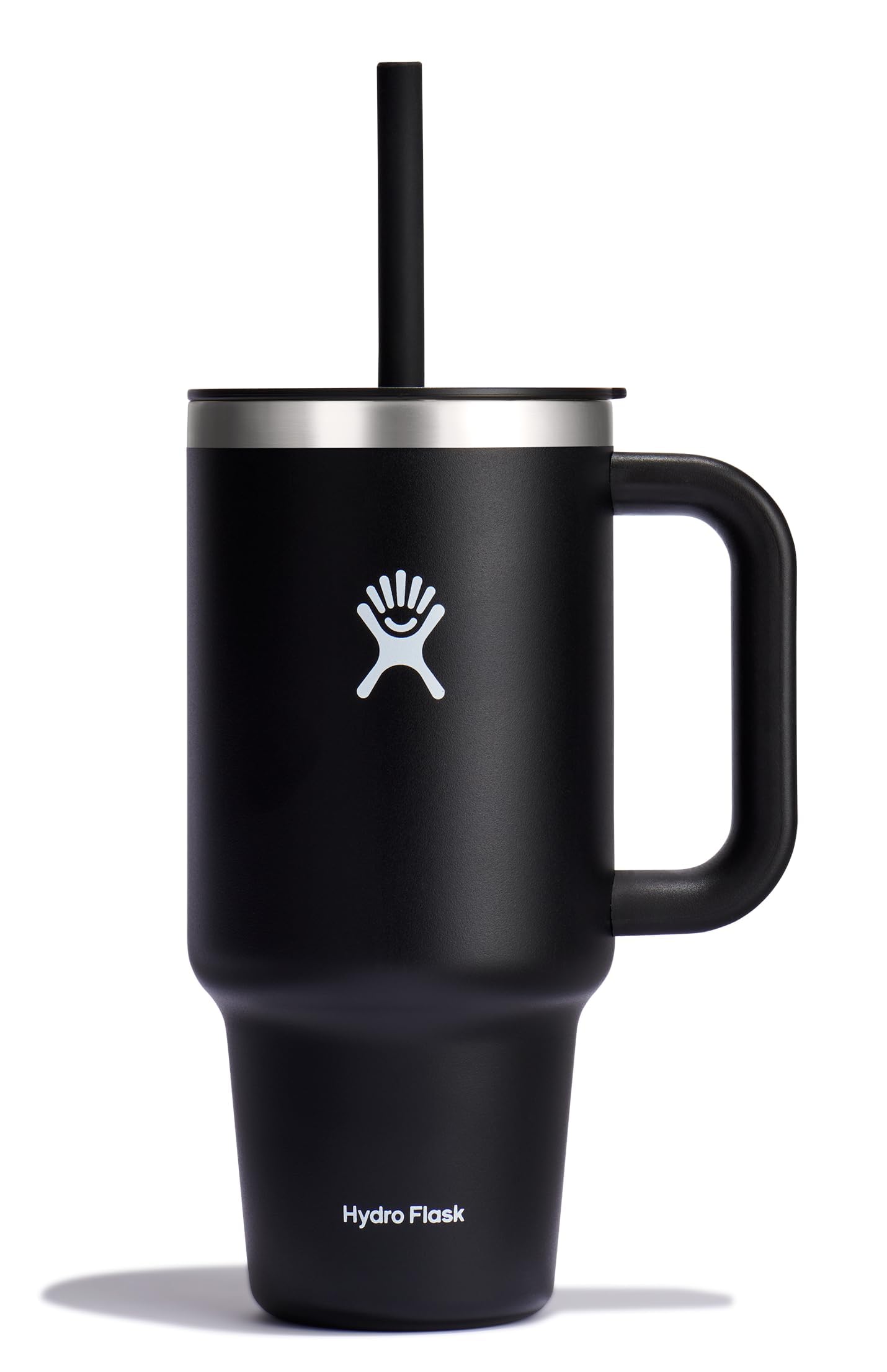 Hydro Flask 32 Oz Travel Tumbler with Handle, Lid and Straw - Insulated Stainless Steel in Holiday Punch