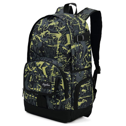 rickyh style School Backpack Travel Bag for Men & Women Lightweight College Back Pack with Laptop Compartmen