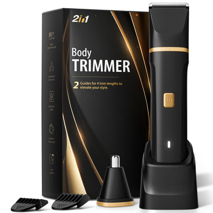 Bikini Trimmer for Women - Painless Electric Razors for Silk Skin,Cordless Body Shaver for Trip,Replaceable Lady Facial Razor, IPX7 Waterproof&Easy Cleaning, Ceramic Blade, USB Charge Dock Pink