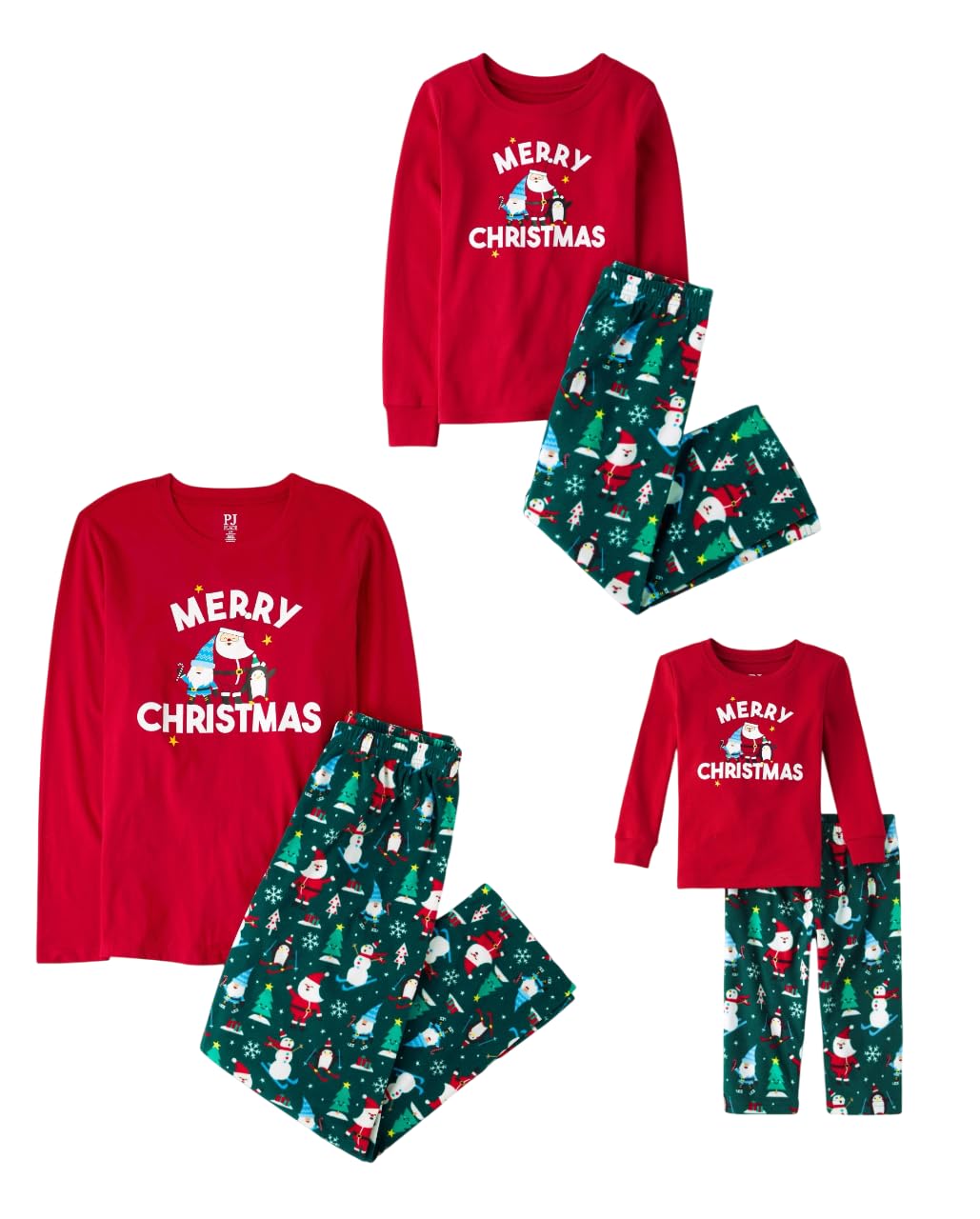 The Children's Place Baby and Family Matching Fleece Holiday Pajama Set
