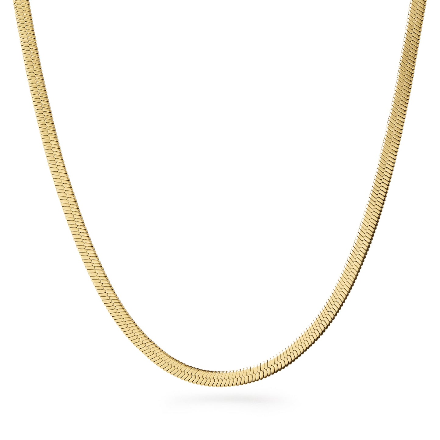 Ana Luisa Jewelry Gold Plated Chain Necklaces for Women - Assorted 14K Gold Plated Styles, Hypoallergenic Jewelry - Dainty Layering Trendy Styles with Herringbone & Paperclip Designs - Gifts for Women