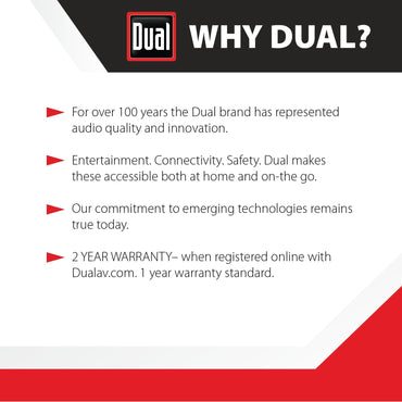 Dual Electronics LU43PB 4" 3-Way High Performance Outdoor Indoor Wired Speakers | Effortless Set Up | Home, Pool, Patio, Garage Use | Weather Resistant | Expansive Stereo Sound Coverage | Black