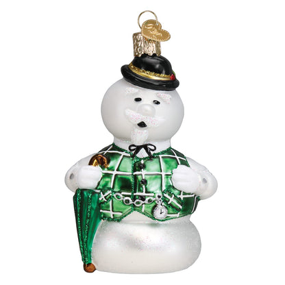 Old World Christmas Bumble (Rudolph The Red-Nosed Reindeer) Glass Blown Ornament for Christmas Tree, Handcrafted Holiday Decoration, Rudolph Collection