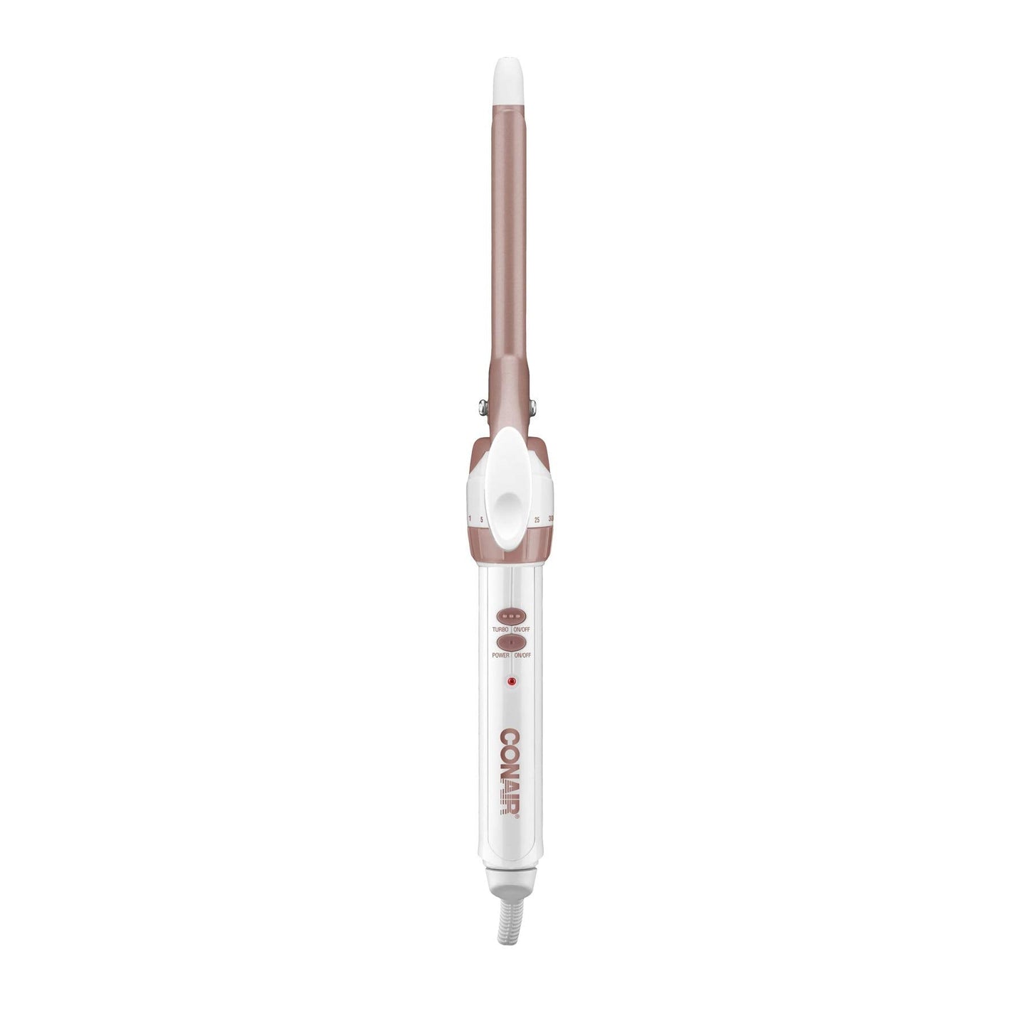 Conair Double Ceramic 1 1/4-Inch Curling Iron, 1 ¼ inch barrel produces loose curls – for use on medium and long hair