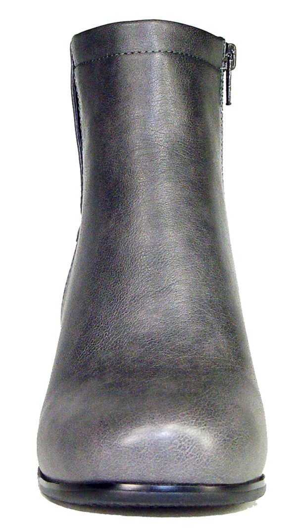 Llynda More Women's 'More Light' Faux Leather Comfortable Mid Heel Ankle Boot