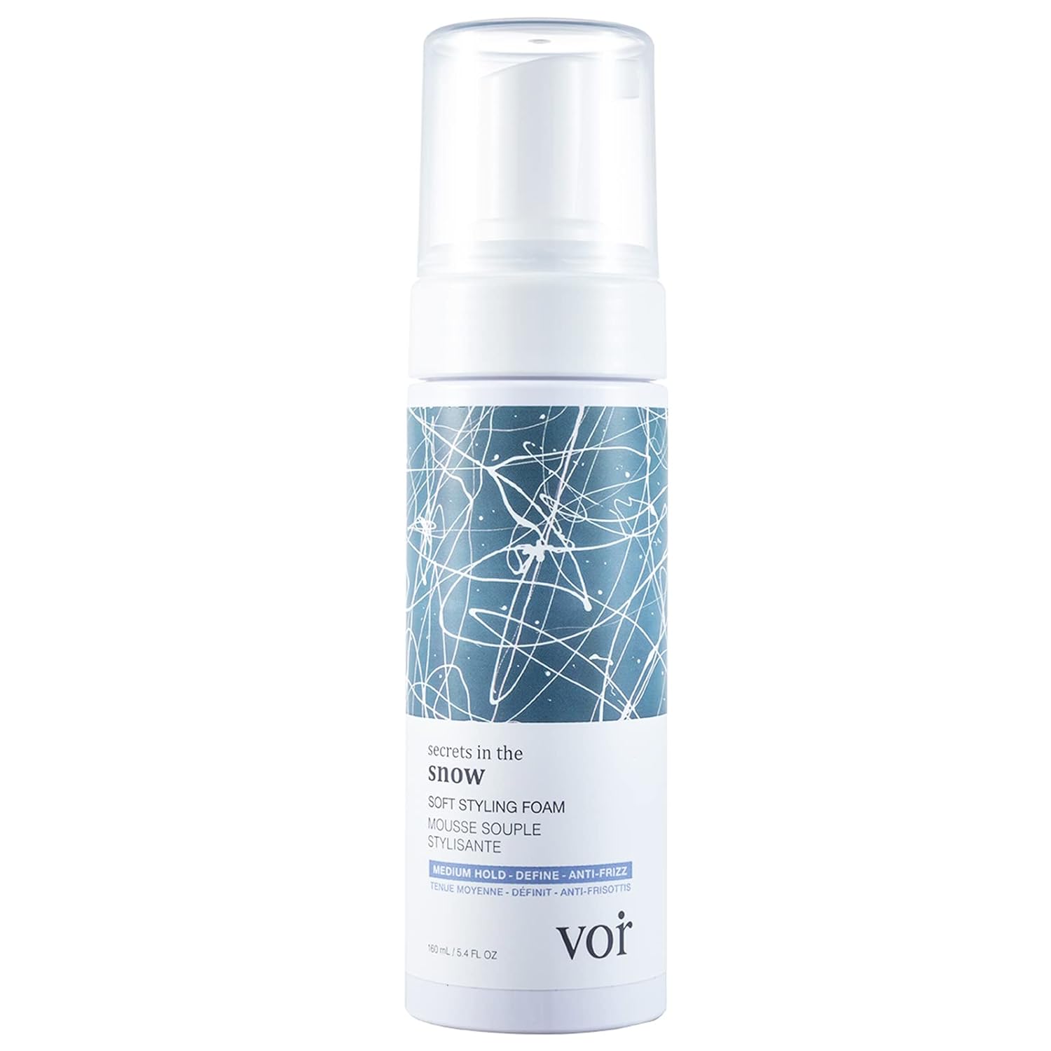 Voir Haircare Secrets in the Snow Soft Styling Foam 5.4 Fl Oz
