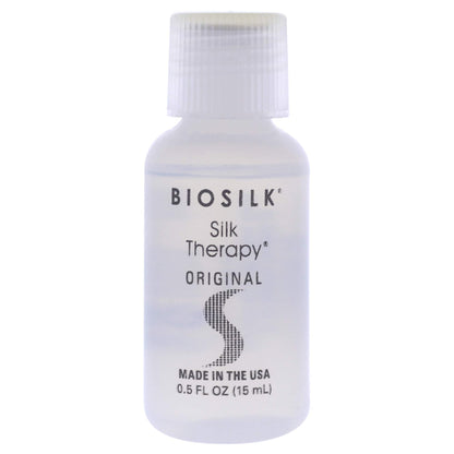 BioSilk Silk Therapy Original Cure, Reconstructing Treatment For Adding Shine & Helping Prevent Split Ends, Sulfate, Paraben, & Cruelty-Free, 12 Oz