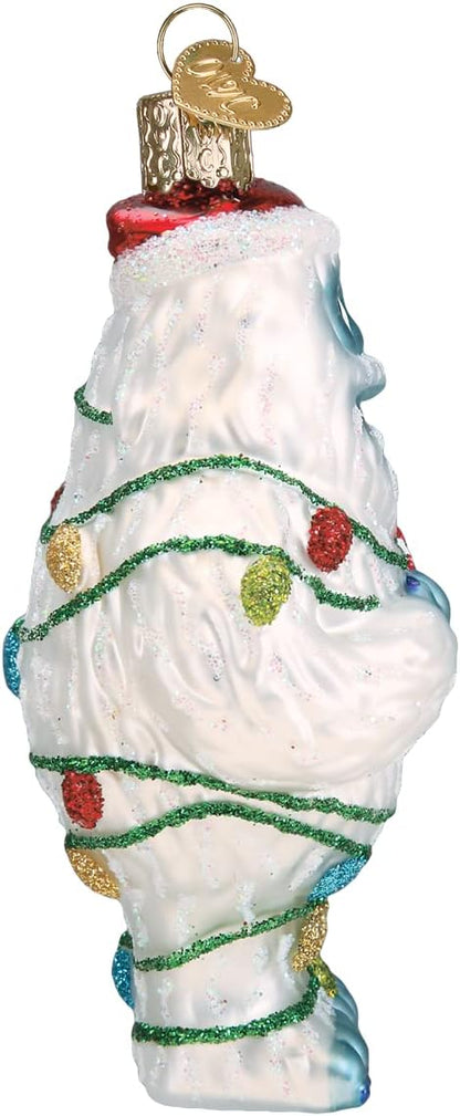Old World Christmas Bumble (Rudolph The Red-Nosed Reindeer) Glass Blown Ornament for Christmas Tree, Handcrafted Holiday Decoration, Rudolph Collection