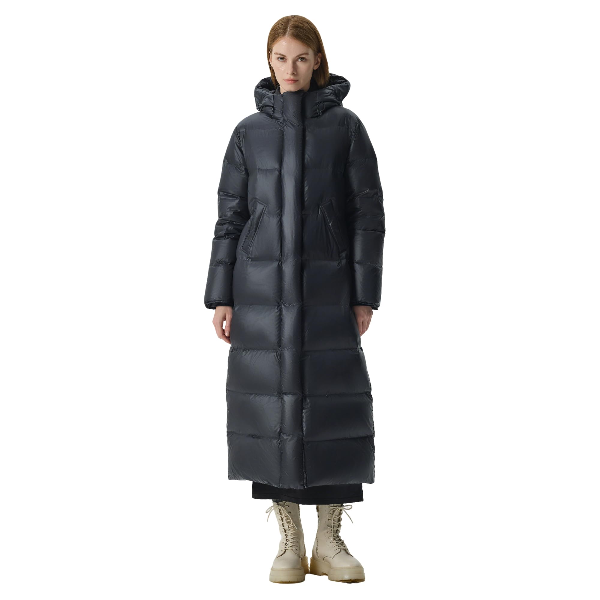Fitouch Women's Waukee Long Down Coat Parka Jacket | 750+ Fill Power | Full-Length