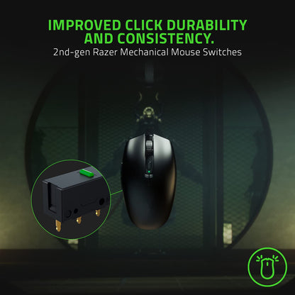 Razer Orochi V2 Mobile Wireless Gaming Mouse: Ultra Lightweight - 2 Wireless Modes - Up to 950 Hr Battery Life - Mechanical Mouse Switches - 5G Advanced 18K DPI Optical Sensor - Quartz Pink