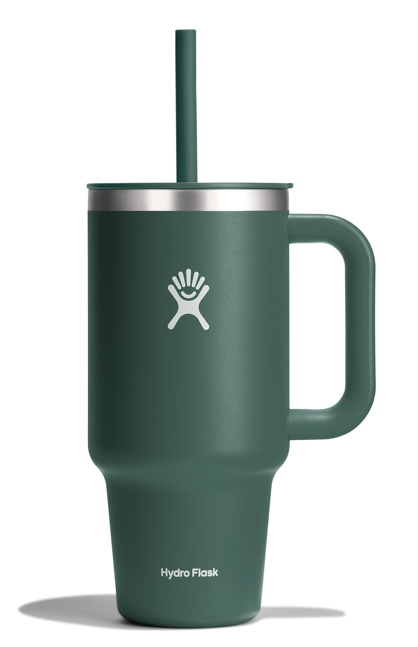 Hydro Flask 32 Oz Travel Tumbler with Handle, Lid and Straw - Insulated Stainless Steel in Holiday Punch