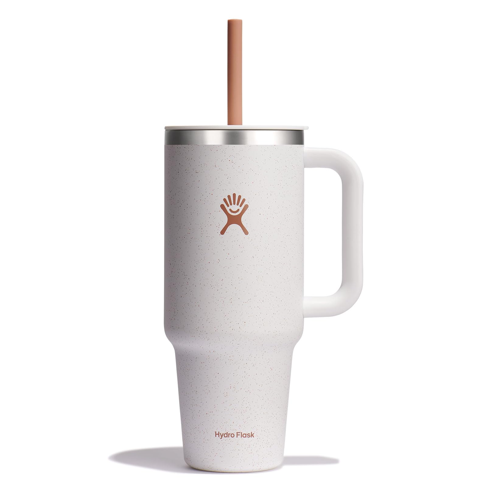Hydro Flask 32 Oz Travel Tumbler with Handle, Lid and Straw - Insulated Stainless Steel in Holiday Punch