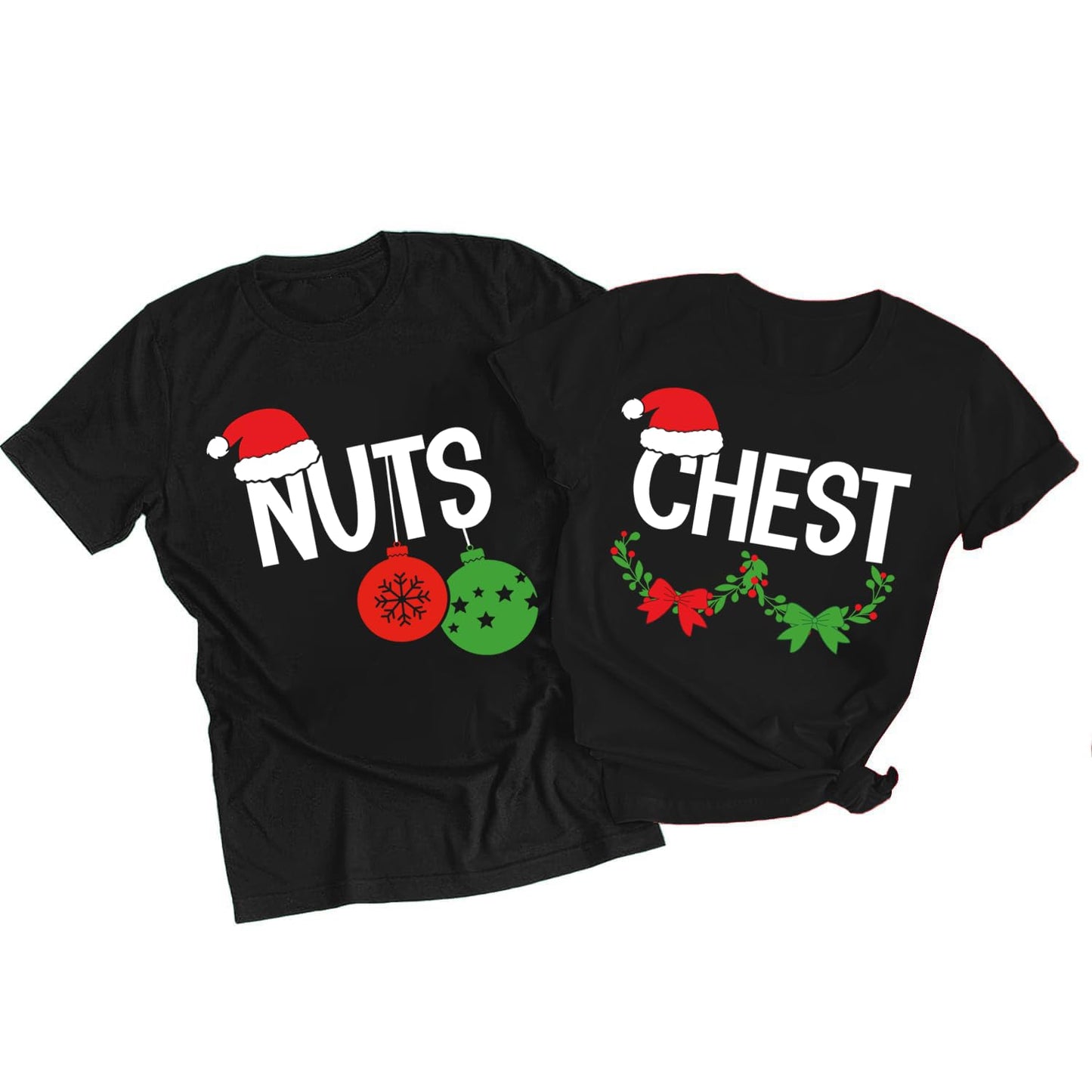 Christmas Couples Shirts Merry Christmas Family Matching Xmas Outfits Funny Holiday Graphic Pajamas Tees Top