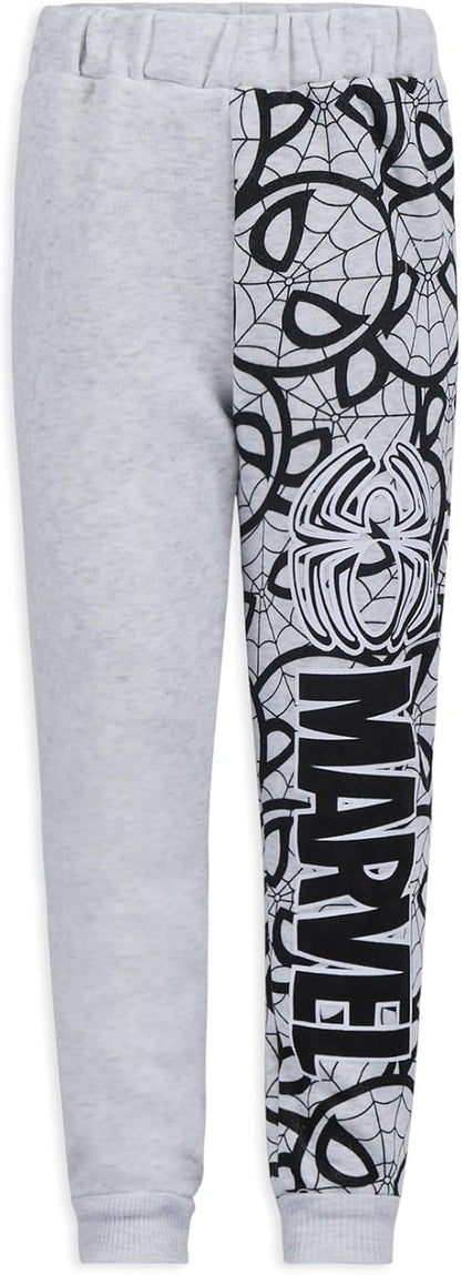 Marvel Spider-Man Boys Graphic Print 2 Piece Sweatshirt and Pants Set for Toddlers and Big Kids