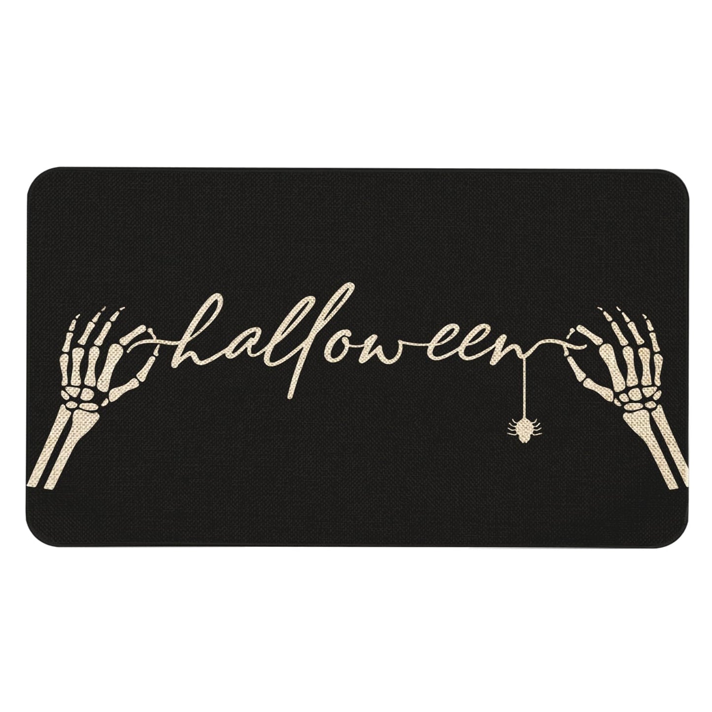 Roszwtit Halloween Door Mat 30 X 17 Inch Halloween Skull Doormat Indoor Outdoor Entrance Floor Mat Non Slip Halloween Decor Rubber Welcome Mats