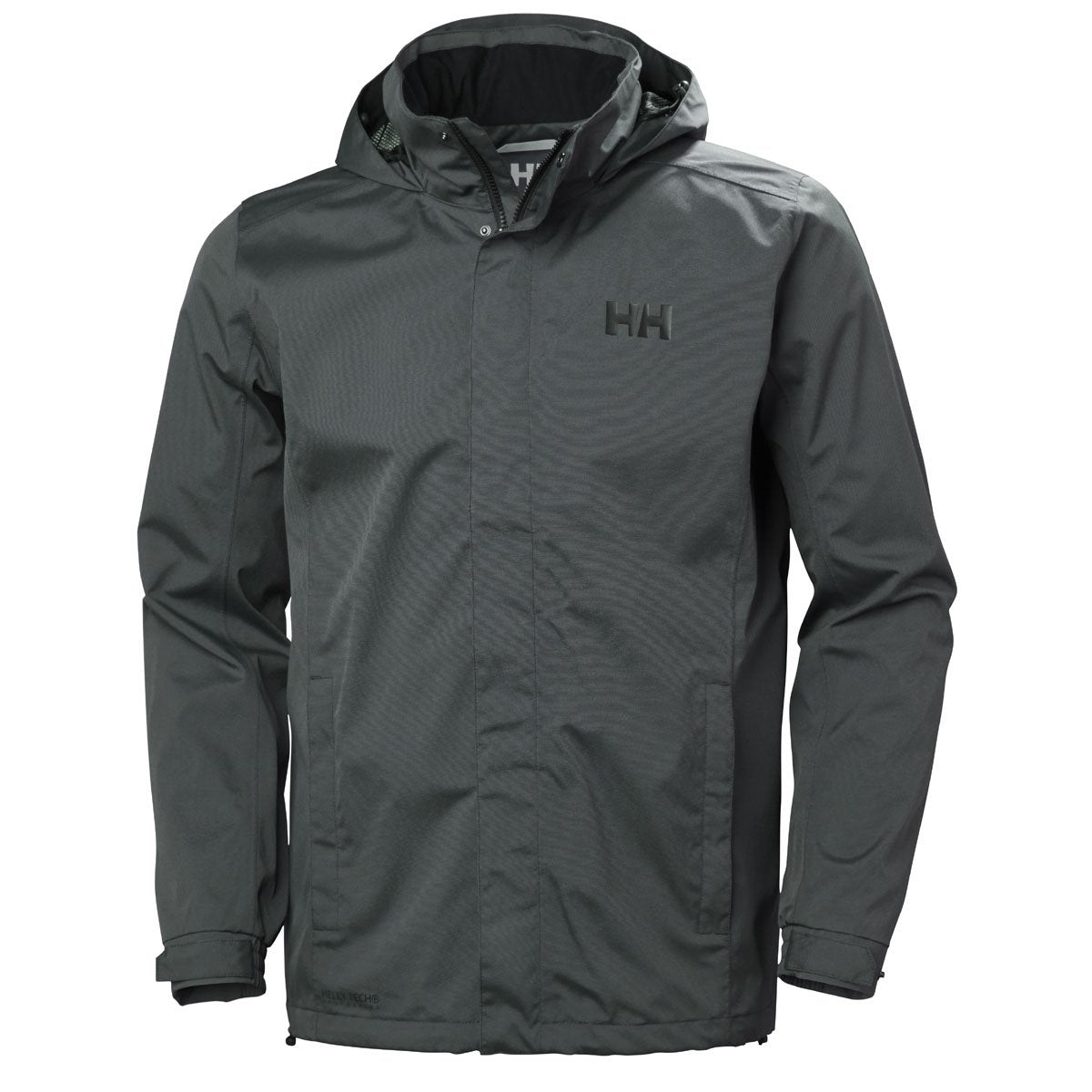 Helly Hansen Men's Dubliner Jacket Waterproof, Windproof, Breathable Shell Rain Coat with Packable Hood