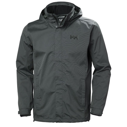 Helly Hansen Men's Dubliner Jacket Waterproof, Windproof, Breathable Shell Rain Coat with Packable Hood