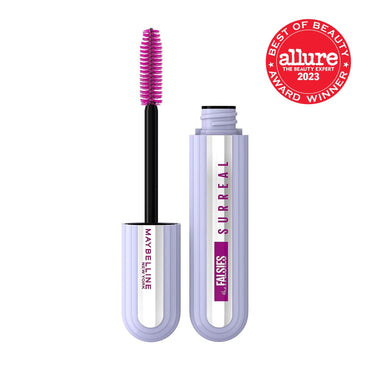 Maybelline The Falsies Surreal Extensions Washable Mascara, Volumizing, Lengthening Mascara Make Up, Very Black, 1 Count