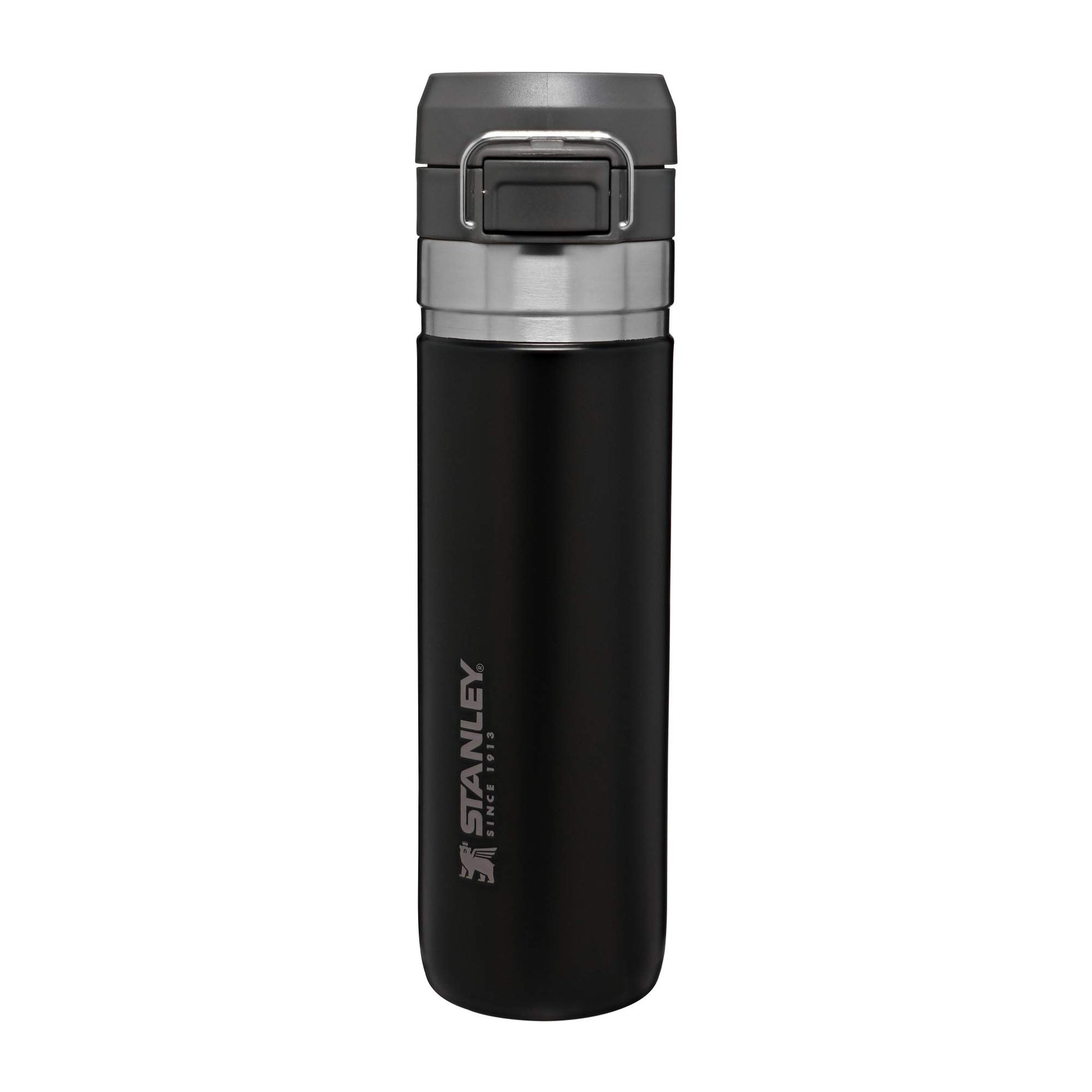 Stanley Quick Flip GO Water Bottle 24 oz | Push Button Lid | Leakproof and Packable for Travel and Sports | Insulated Stainless Steel | BPA-Free | Azure