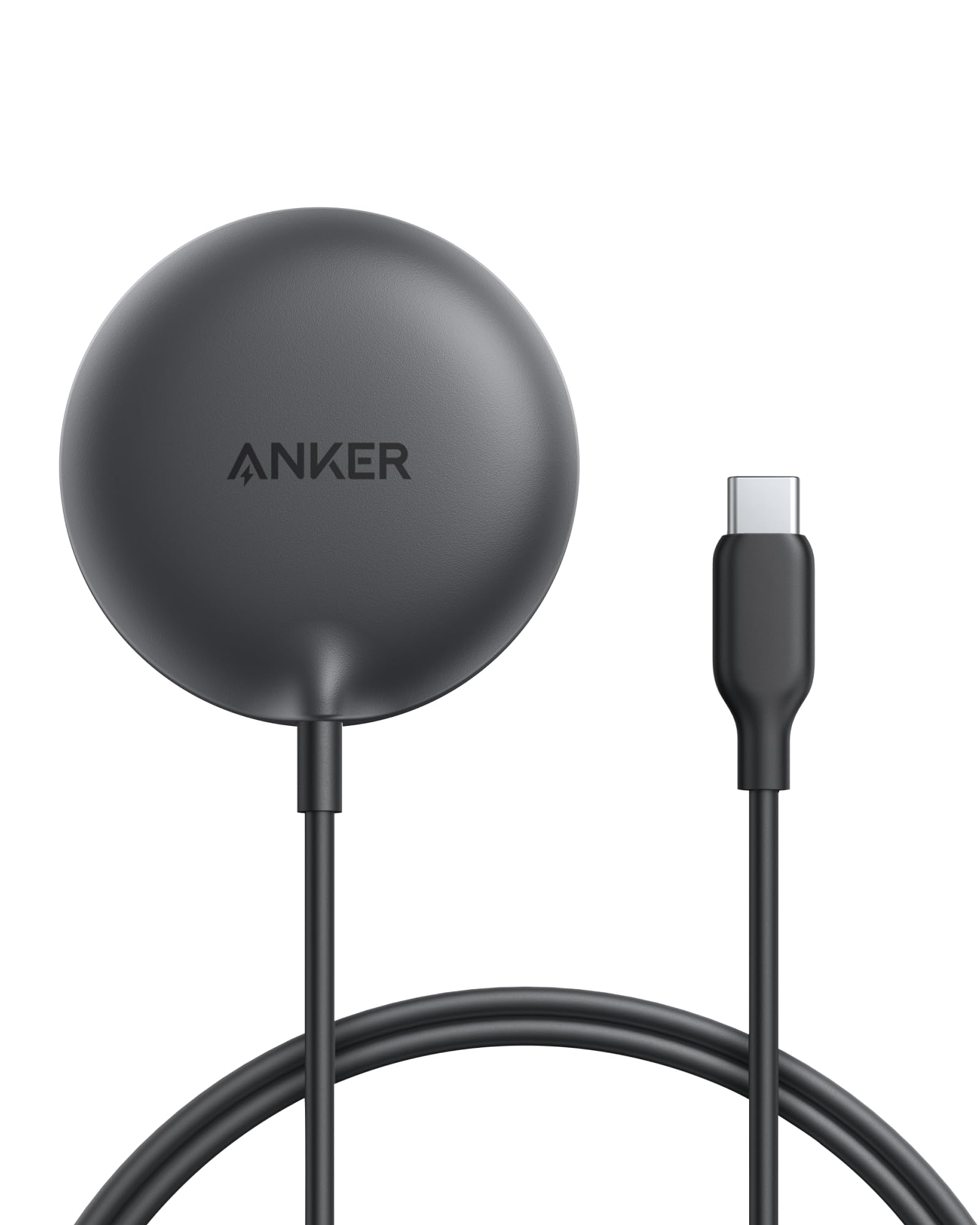 Anker Zolo Magnetic Wireless Charger, Qi2 Certified 15W MagSafe-Compatible Wireless Charging Pad, for iPhone 16/15/14/13 Series, AirPods, and More (Adapter Not Included) (Black, 2 Pack)