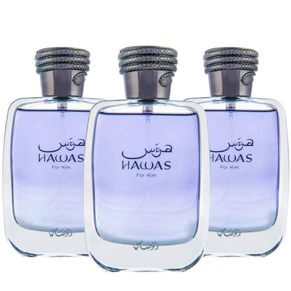 RASASI Hawas For Men - Eau de Parfum Spray 100ML (3.4 Oz), Premium Arabian Perfume for Men, A Signature Scent for Long-Lasting Fragrance - Ideal Men Perfumes For Special Occasions & Daily Elegance
