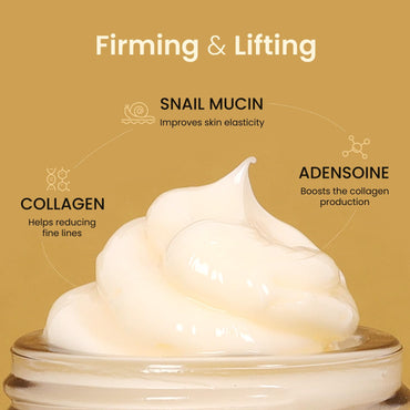 THE SKIN HOUSE Wrinkle System Cream 1.76 fl.oz Korean Wrinkle Facial Moisturizer | Fine Lines, Firming, Lifting, Plumping | Snail mucin, Collagen, Adenosine, Ceramide, 50g