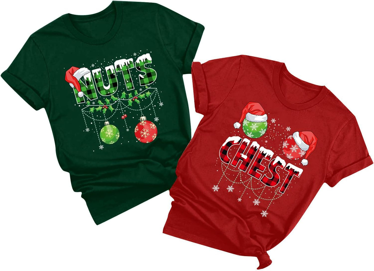 Christmas Couples Shirts Merry Christmas Family Matching Xmas Outfits Funny Holiday Graphic Pajamas Tees Top