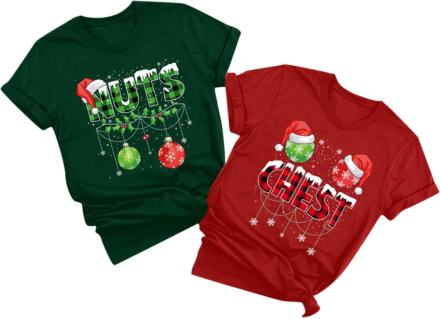 Christmas Couples Shirts Merry Christmas Family Matching Xmas Outfits Funny Holiday Graphic Pajamas Tees Top