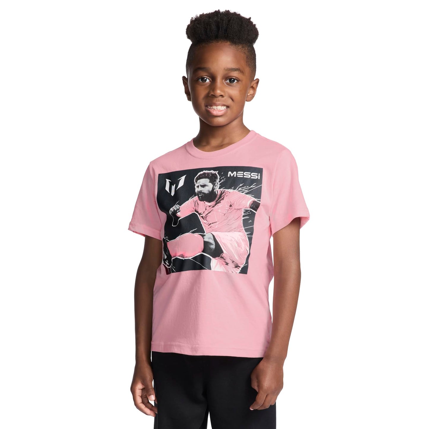 Boys' Lifestyle Short Sleeve T-Shirt, Slim-fit Graphic Tee, Cotton Blend Fabric