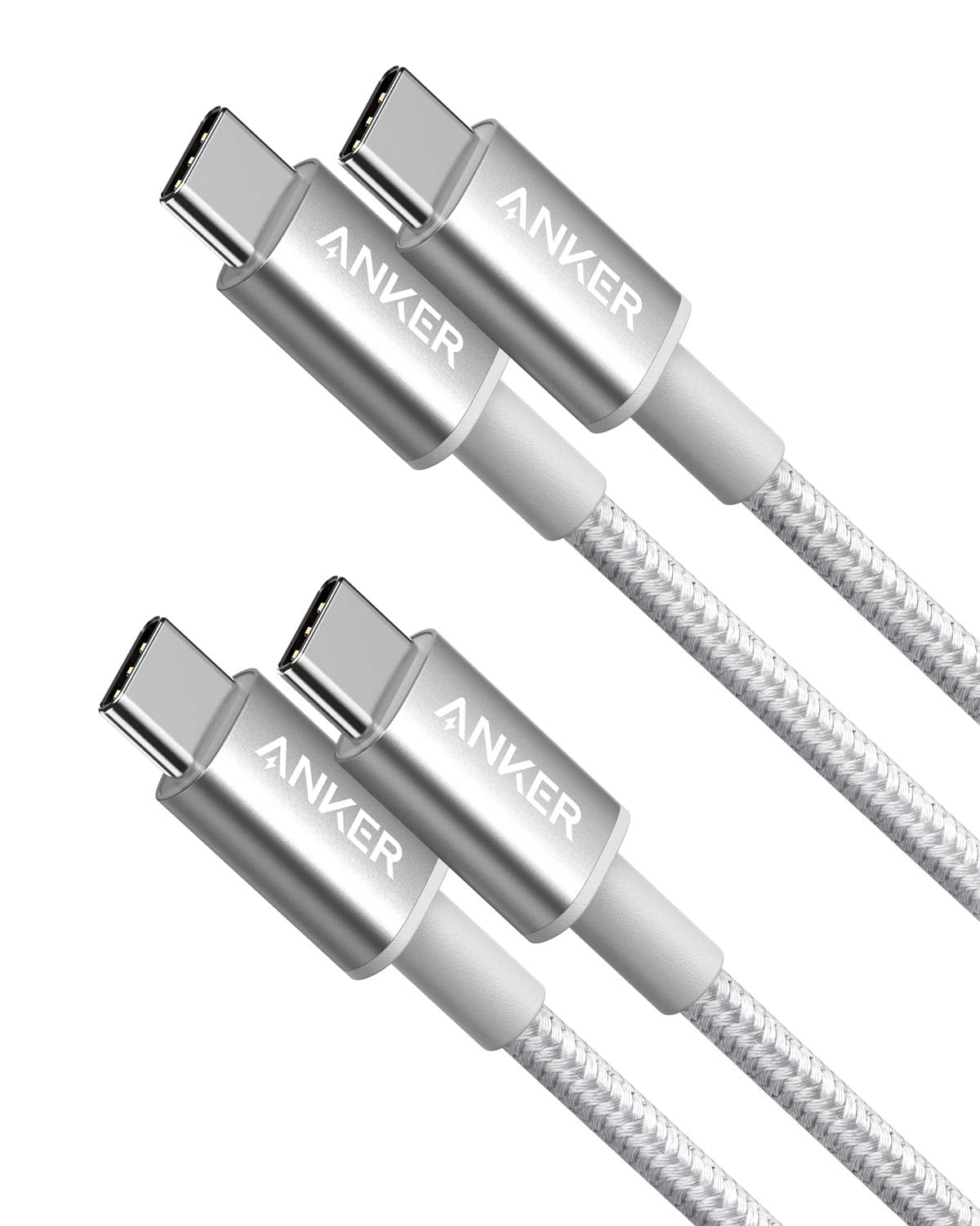 Anker USB C to USB C Cable, Type C 60W Fast Charging Cable (6FT, 2Pack) for iPhone 16 Series, iPad mini 6 and More (Black)