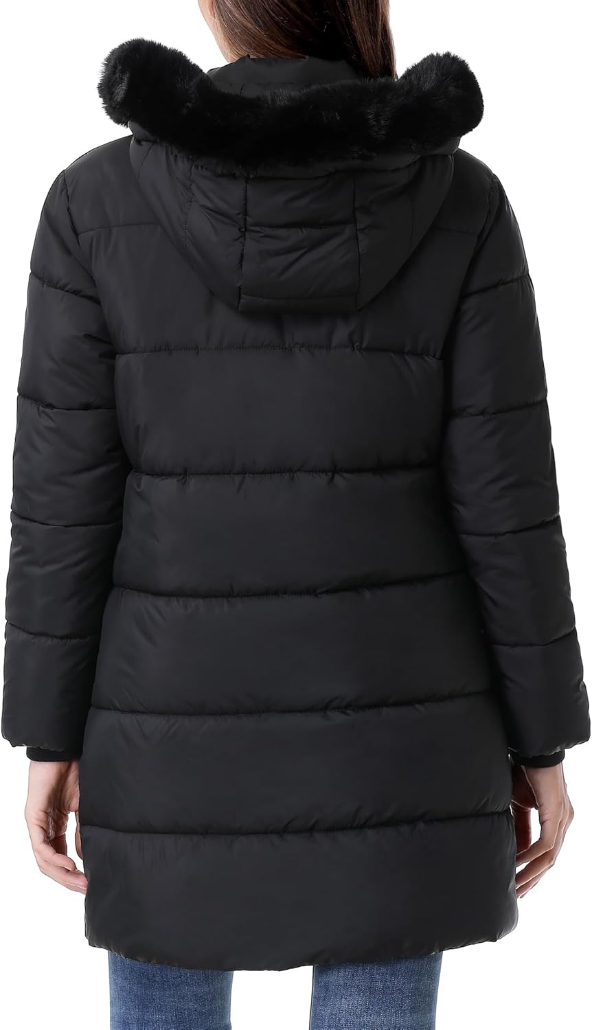 GOLDLADIES Women's Winter Coat Long Waterproof Parka - Warm Snow Jacket for Women,Windproof Winter Jacket for Cold Weather