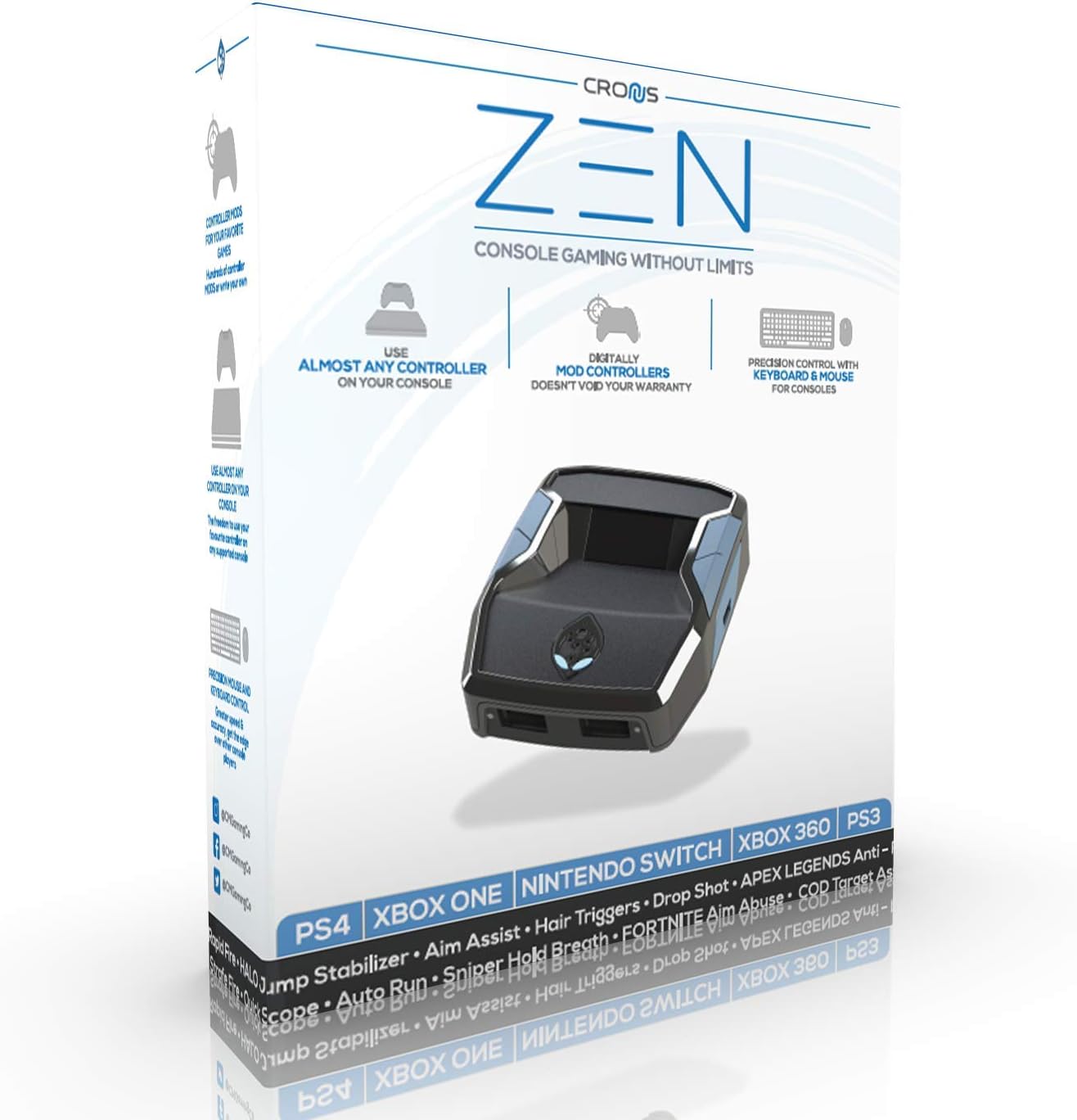 Cronus Zen Controller Emulator for Xbox, PlayStation, Nintendo and PC (CM00053)