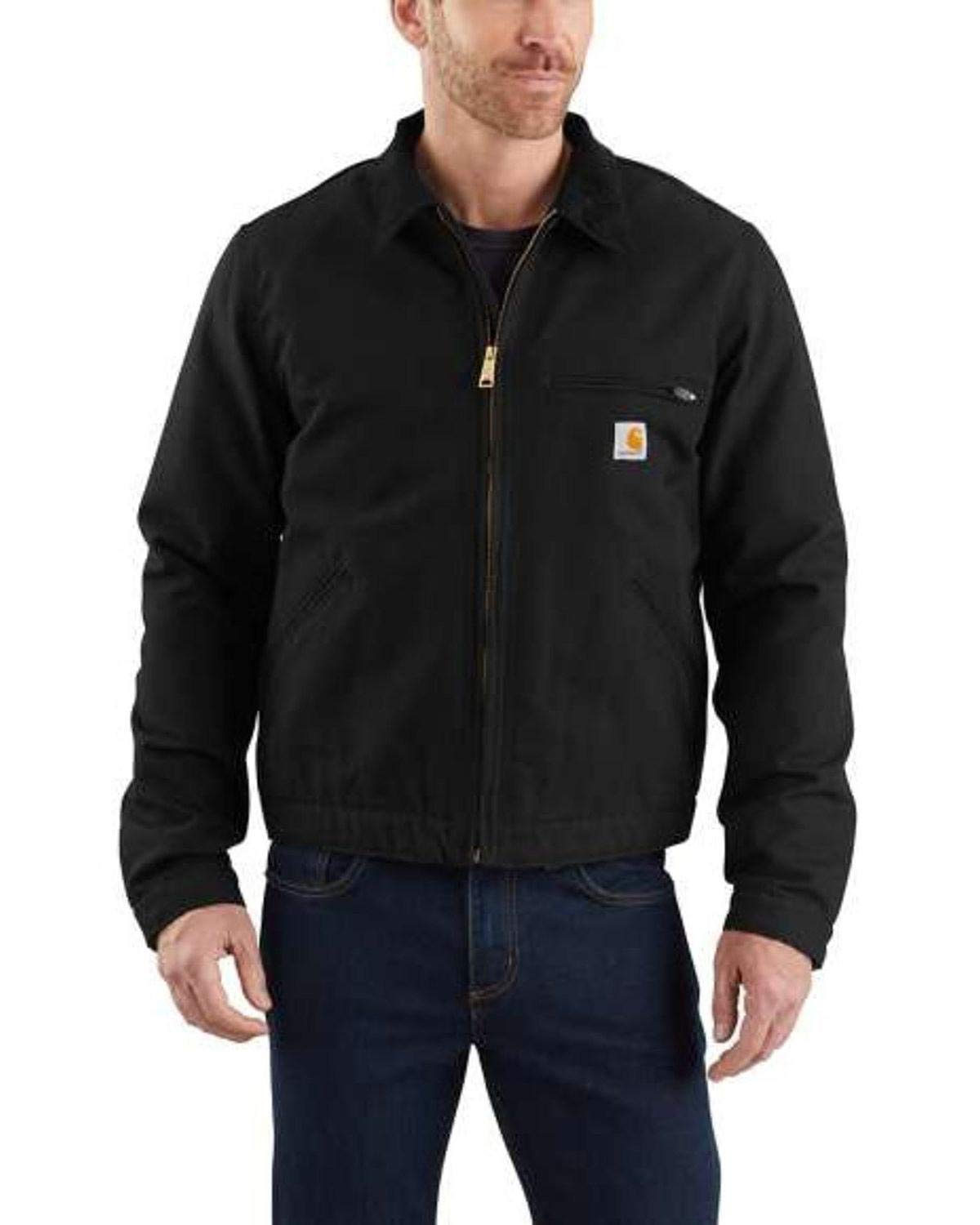 Carhartt Men's Relaxed Fit Duck BlanketLined Detroit Jacket
