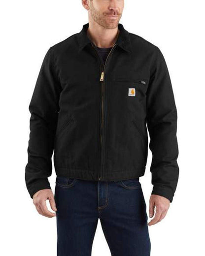 Carhartt Men's Relaxed Fit Duck BlanketLined Detroit Jacket