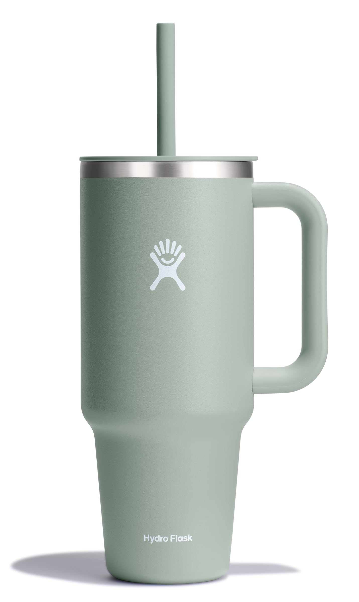 Hydro Flask 32 Oz Travel Tumbler with Handle, Lid and Straw - Insulated Stainless Steel in Holiday Punch