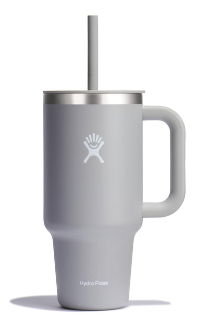 Hydro Flask 32 Oz Travel Tumbler with Handle, Lid and Straw - Insulated Stainless Steel in Holiday Punch