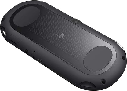 Sony Playstation Vita Wi-Fi 2000 Series with Silicone Joystick Covers and AC Adapter Cable (Piano Black) (Renewed)