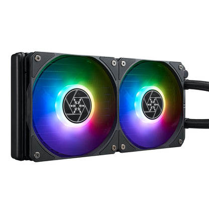 Silverstone Technology VIDA 240 Slim High Performance Slim All-in-One Liquid Cooler, SST-VD240-SLIM (Open Box)