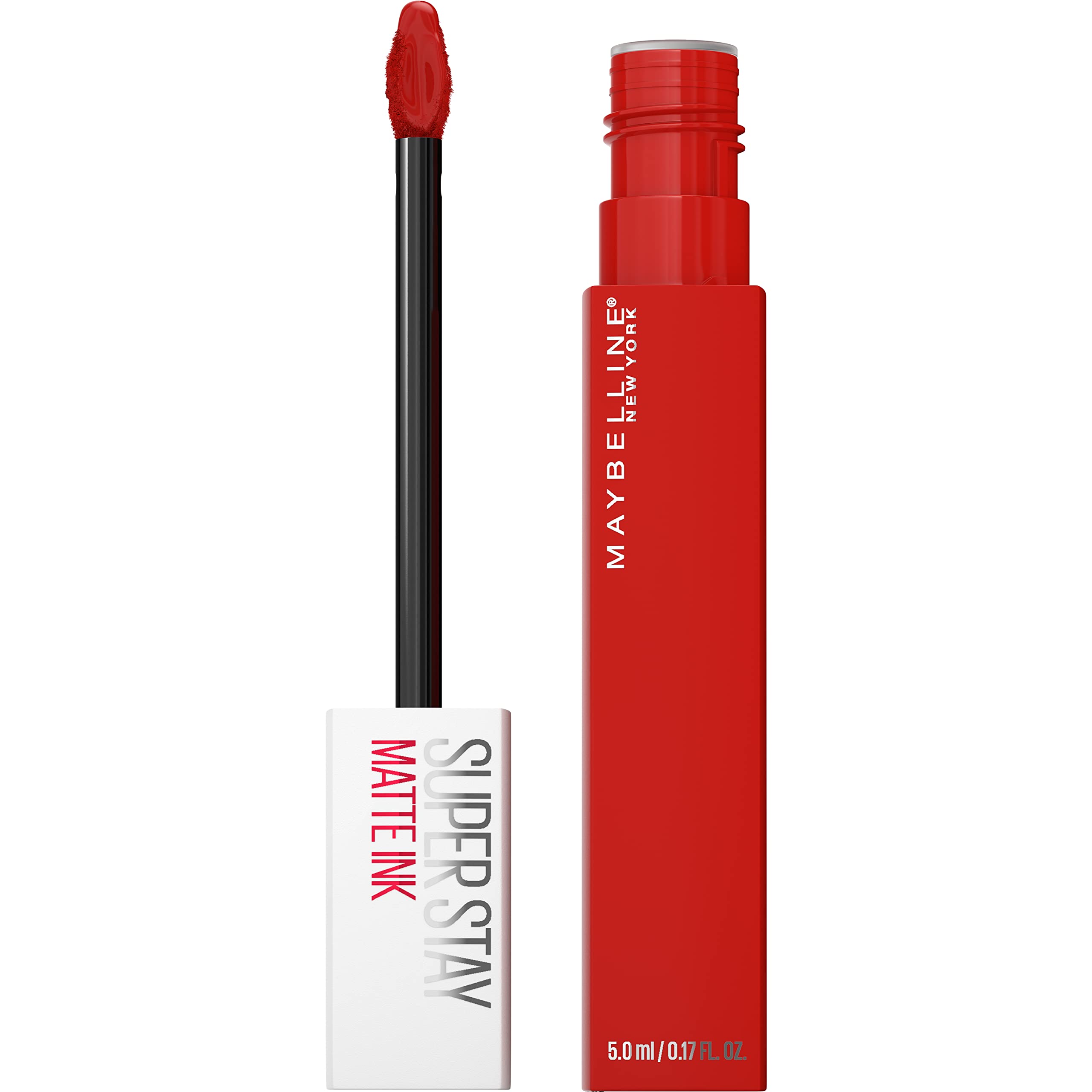 Maybelline Super Stay Matte Ink Liquid Lipstick Makeup, Long Lasting High Impact Color, Up to 16H Wear, Seductress, Light Rosey Nude, 1 Count