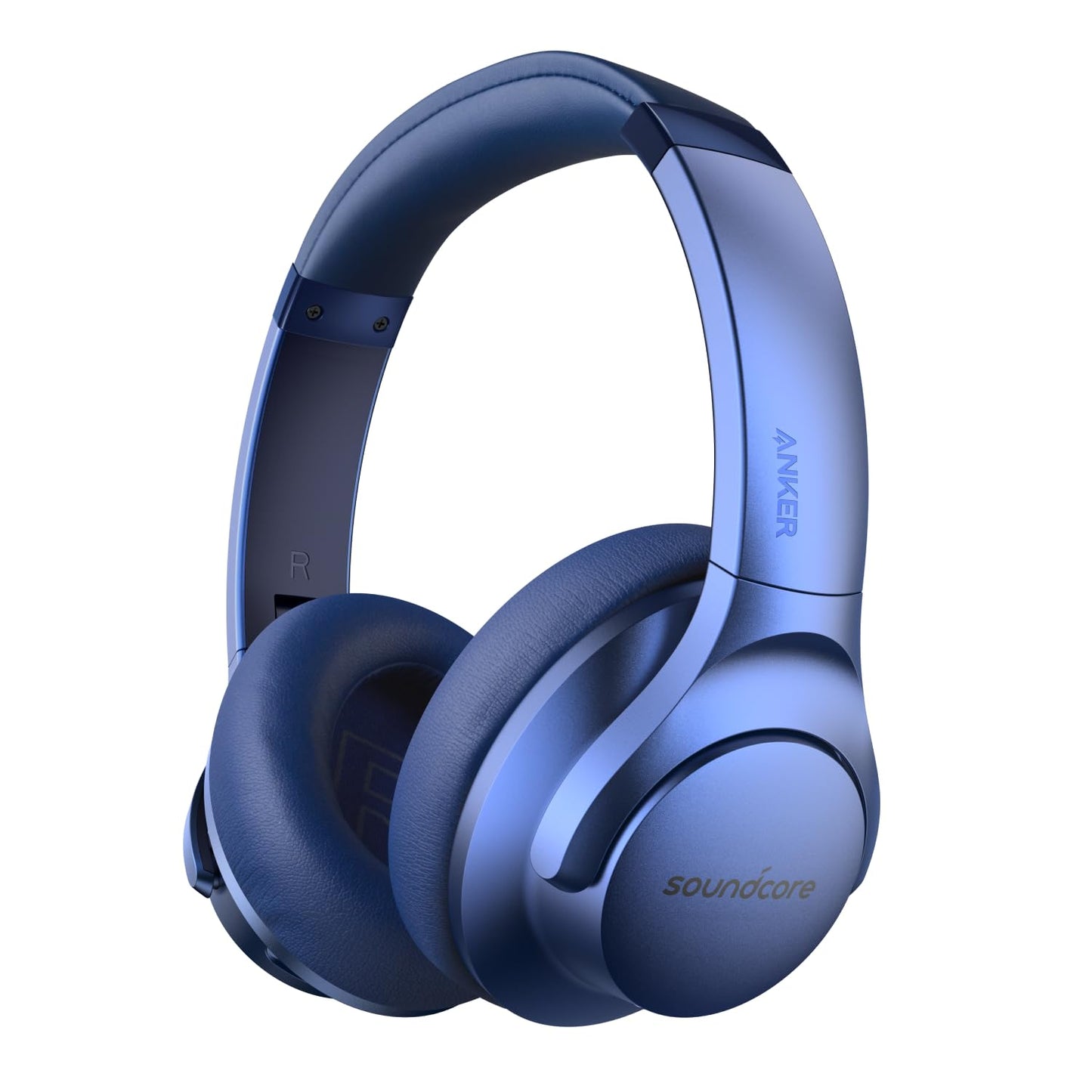 Soundcore Anker Life Q20 Hybrid Active Noise Cancelling Headphones, Wireless Over Ear Bluetooth Headphones, 60H Playtime, Hi-Res Audio, Deep Bass, Memory Foam Ear Cups, Travel, Office, USB-C Charging