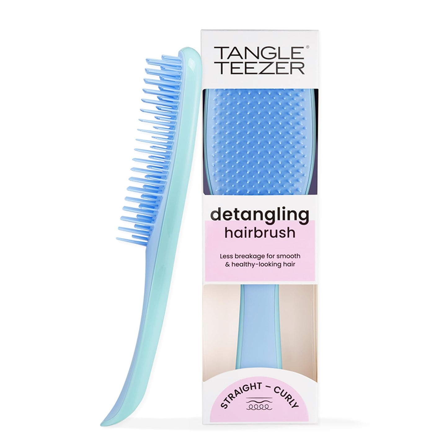 Tangle Teezer Ultimate Detangler Hairbrush for Wet & Dry Hair, Eliminates Knots & Reduces Breakage for All Hair Types, Apricot Blaze