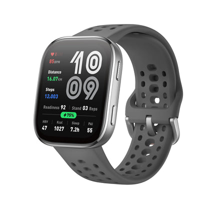 Amazfit Bip 6 Smart Watch 46mm, 14 Day Battery, 1.97" AMOLED Display, GPS & Free Maps, AI, Bluetooth Call & Text, Health, Fitness & Sleep Tracker, 140+ Workout Modes, 5 ATM Water-Resistance, Black