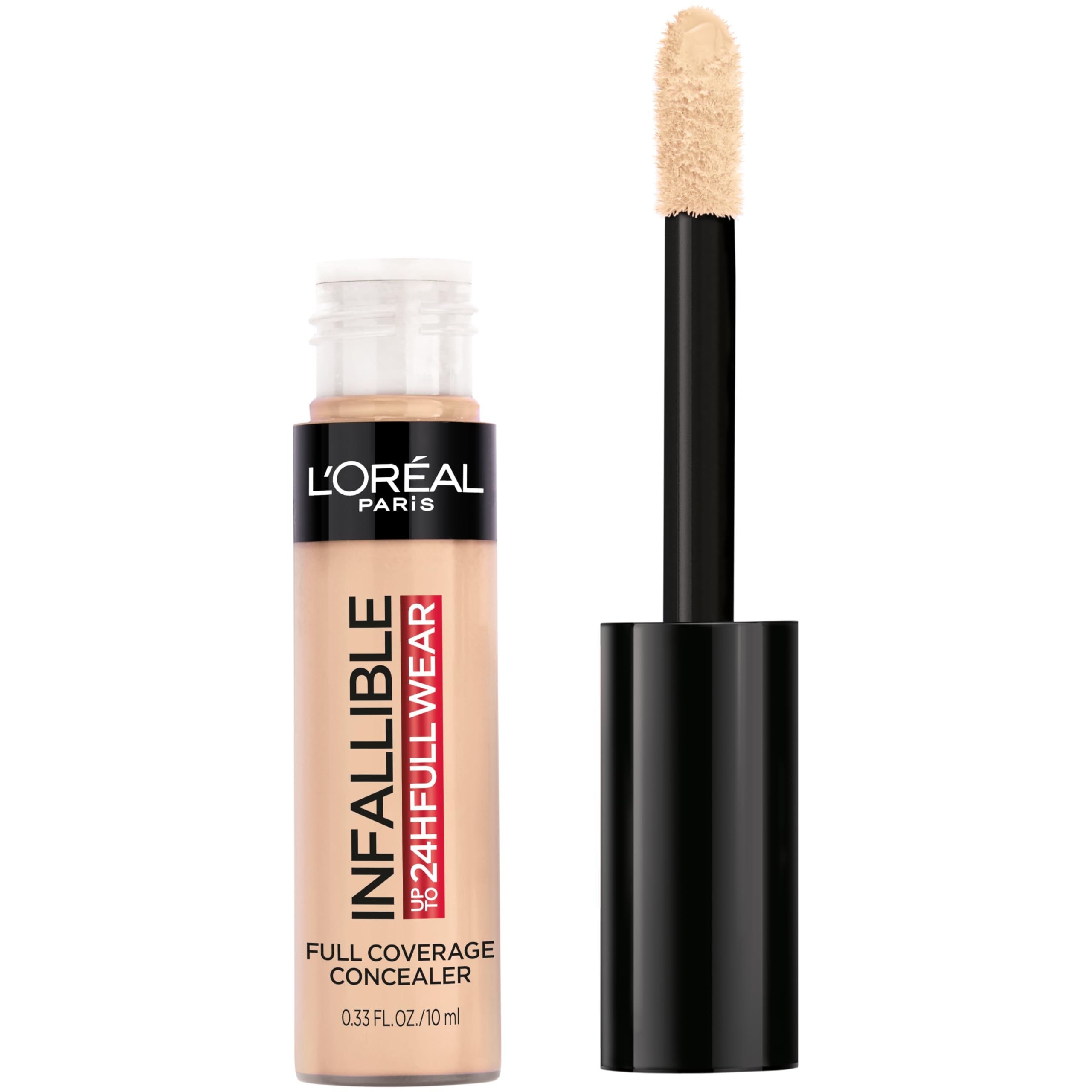 L'Oreal Paris Makeup Infallible Full Wear Waterproof Matte Concealer, Full Coverage, Ivory, 0.33 fl. oz.