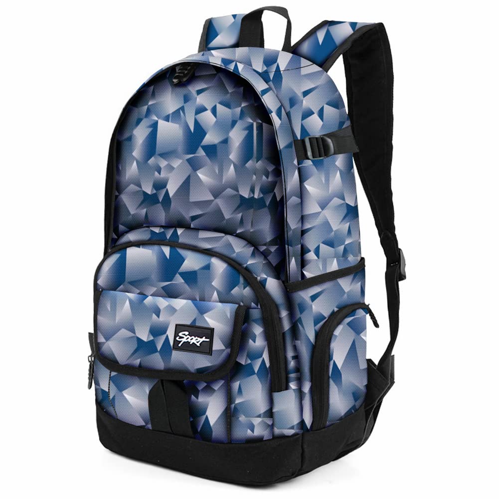 rickyh style School Backpack Travel Bag for Men & Women Lightweight College Back Pack with Laptop Compartmen