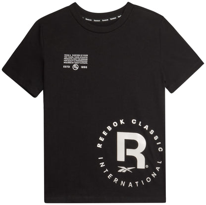 Reebok Boys' Short Sleeve Tee Shirt - Casual Performance Cotton Crew Neck Logo Graphic Tees for Boys (Sizes: 4-20)