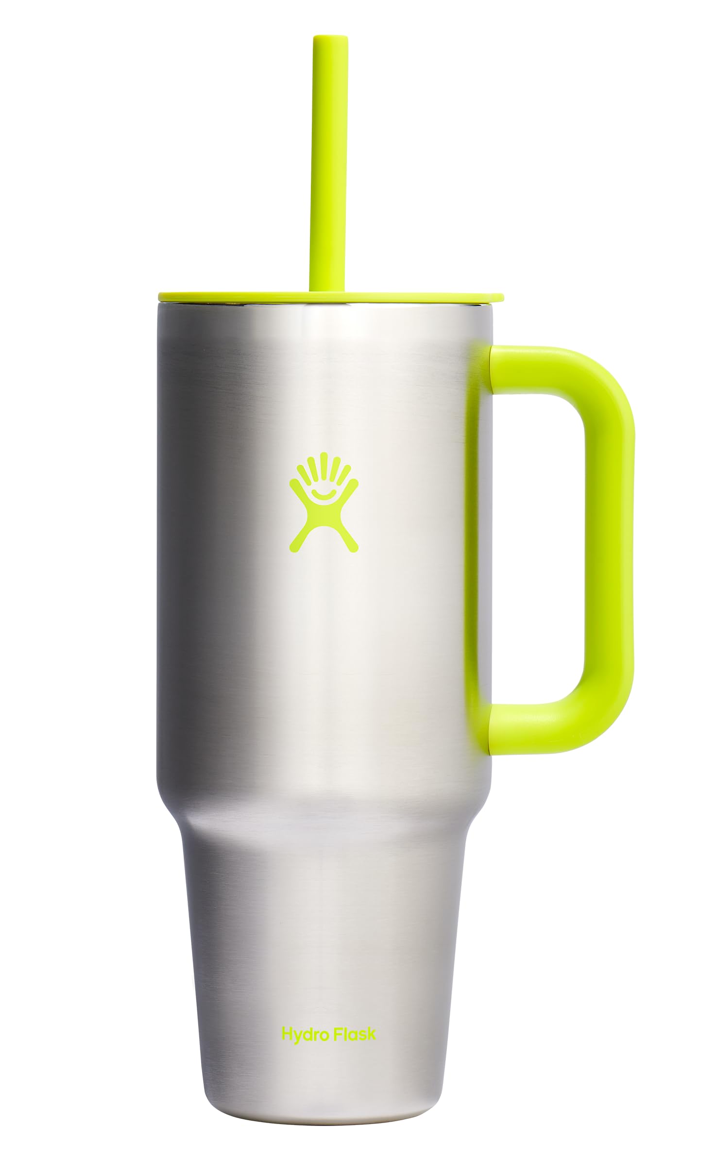 Hydro Flask 32 Oz Travel Tumbler with Handle, Lid and Straw - Insulated Stainless Steel in Holiday Punch