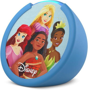 Amazon Echo Pop Kids (newest model), Designed for kids, with parental controls, Includes 6 months of Amazon Kids+, Disney Princess